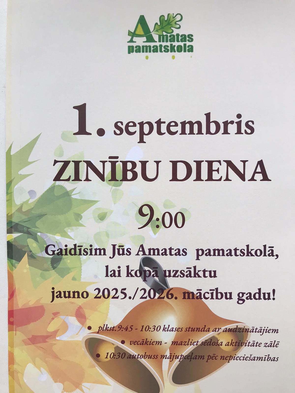 Read more about the article 1. septemmbris zinību diena 9:00